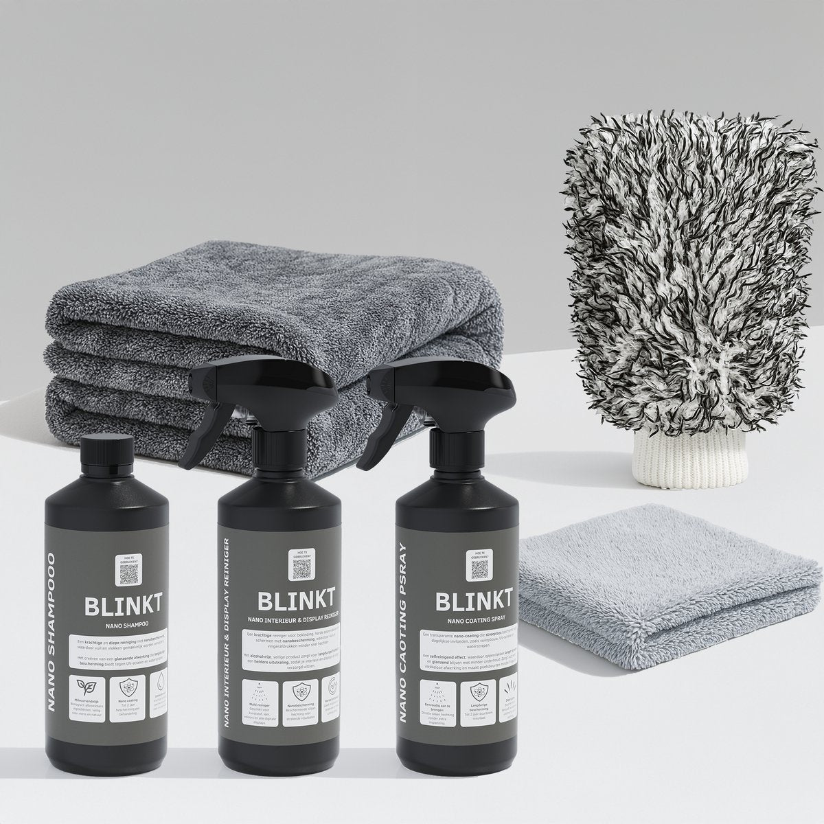 Nano Reiniging en Bescherming Bundel voor Auto, Boot, Camper en Motor | BLINKT
