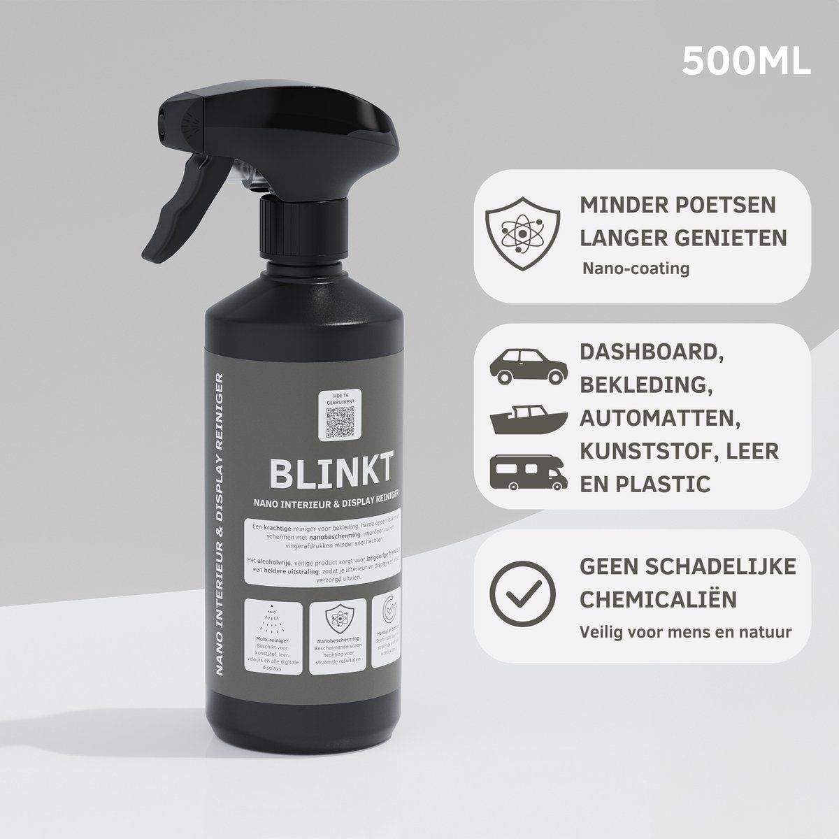 Nano Reiniging en Bescherming Bundel voor Auto, Boot, Camper en Motor | BLINKT