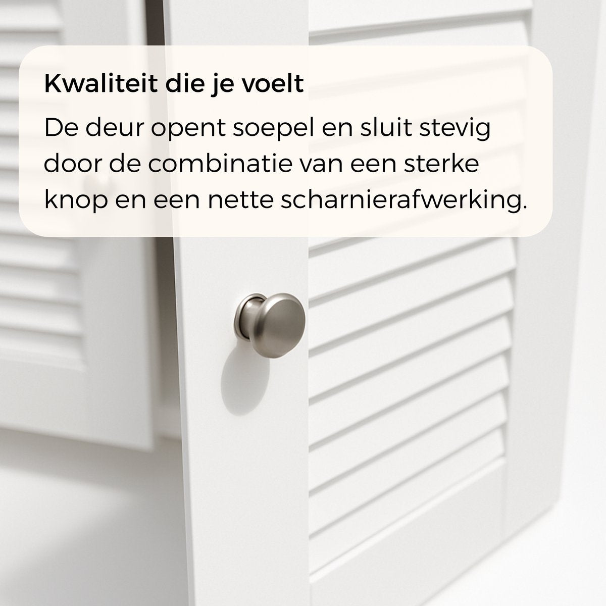 Wastafelonderkast in Landelijke Stijl in Wit Eiken 60 x 30 x 60 cm