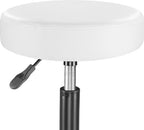 Verstelbare Draaikruk met Wielen Wit | Casaria