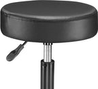 Comfortabele verstelbare draaikruk met wielen - ideaal voor werkruimte, kantoor en atelier | Kersom