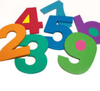 Puzzelmat XXL 190x190 cm 86-delig met letters en cijfers | Spielwerk