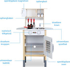 Houten Speelkeuken met Accessoires Verstelbaar 57 x 29 x 83 cm Wit