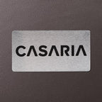 Comfortabele relax ligstoel met ergonomisch ligvlak en verchroomd onderstel bruin | Casaria