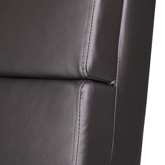 Comfortabele relax ligstoel met ergonomisch ligvlak en verchroomd onderstel bruin | Casaria