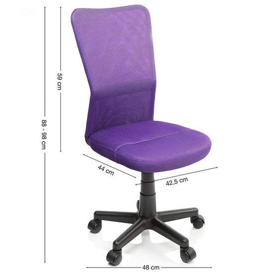 Kinderbureaustoel Paars | Tresko