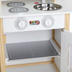 Houten Speelkeuken met Accessoires Verstelbaar 57 x 29 x 83 cm Wit