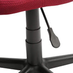 Kinderbureaustoel met Ademende Rugleuning Verstelbaar Burgundy | Tresko