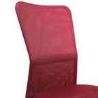 Kinderbureaustoel met Ademende Rugleuning Verstelbaar Burgundy | Tresko