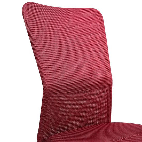 Kinderbureaustoel met Ademende Rugleuning Verstelbaar Burgundy | Tresko