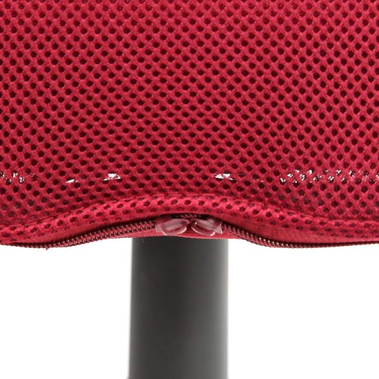 Kinderbureaustoel met Ademende Rugleuning Verstelbaar Burgundy | Tresko