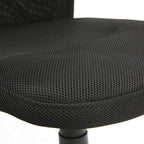 Kinderbureaustoel met Ademende Rugleuning Verstelbaar Zwart | Tresko