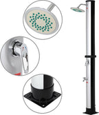 Solar Buitendouche 35 Liter met Regendouche en Mengkraan Zwart | Monzana