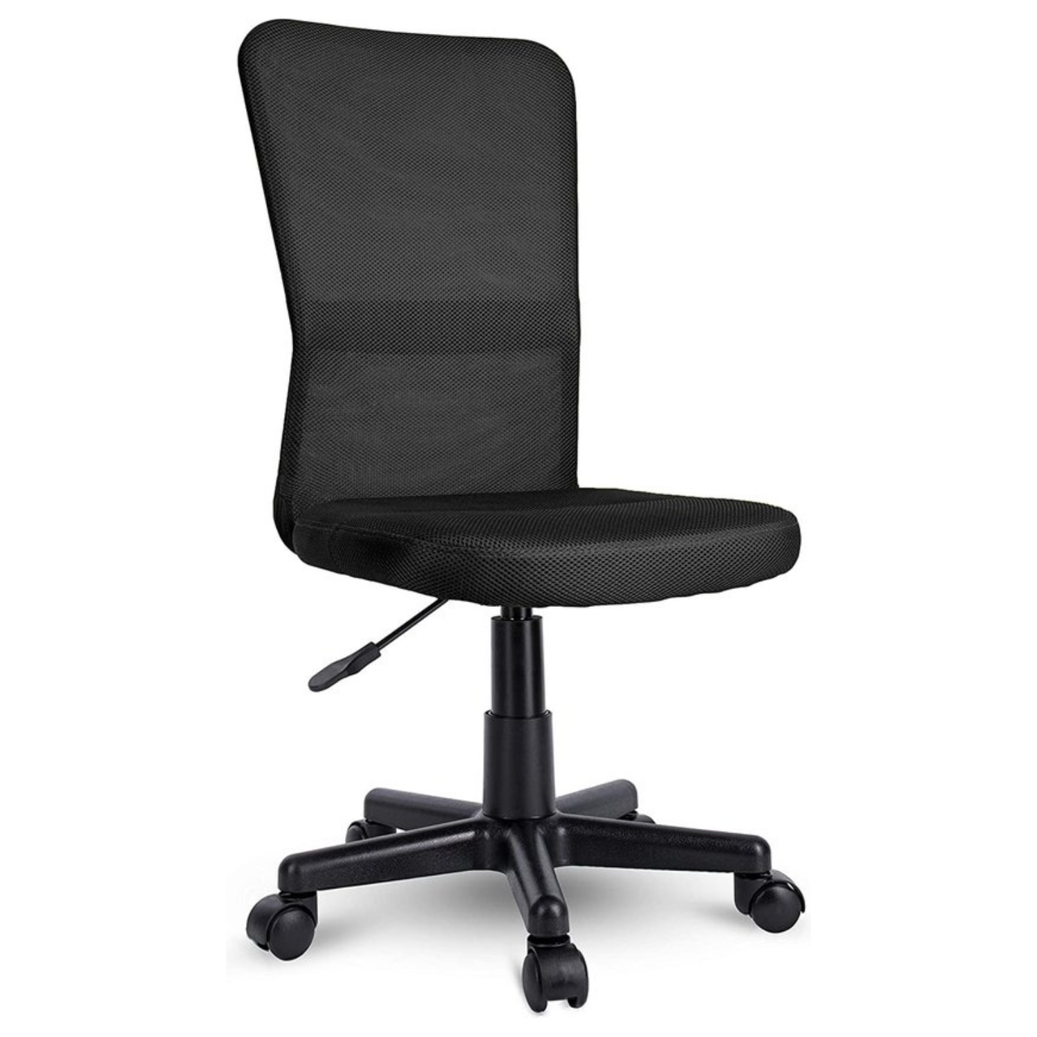 Kinderbureaustoel met Ademende Rugleuning Verstelbaar Zwart | Tresko