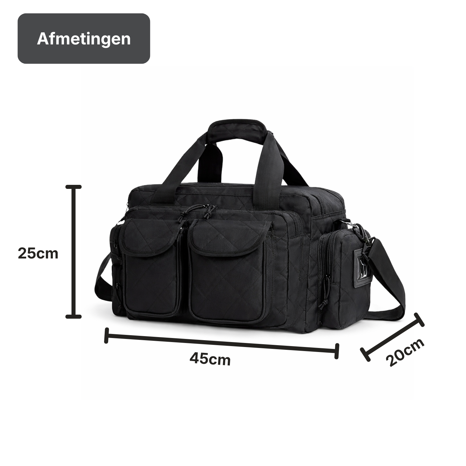 Range Bag Leroy met Meerdere Opbergvakken