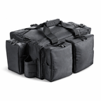 Tactische range bag met magazijnvakken en uitneembare binnentas zwart | Kersom