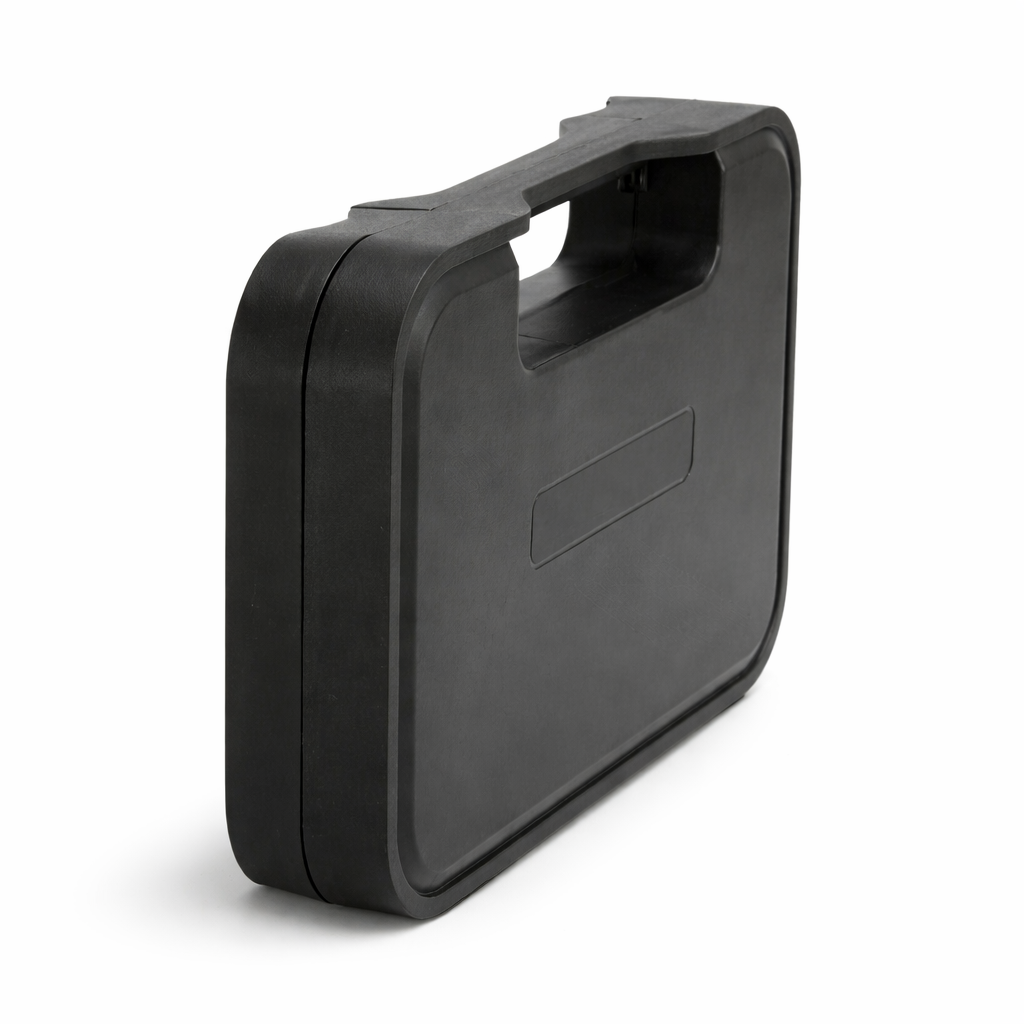 Pistoolkoffer 34x24 cm met Noppenschuim – Stevige Kunststof Hardcase Zwart | Kersom