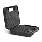 Pistoolkoffer 34x24 cm met Noppenschuim – Stevige Kunststof Hardcase Zwart | Kersom
