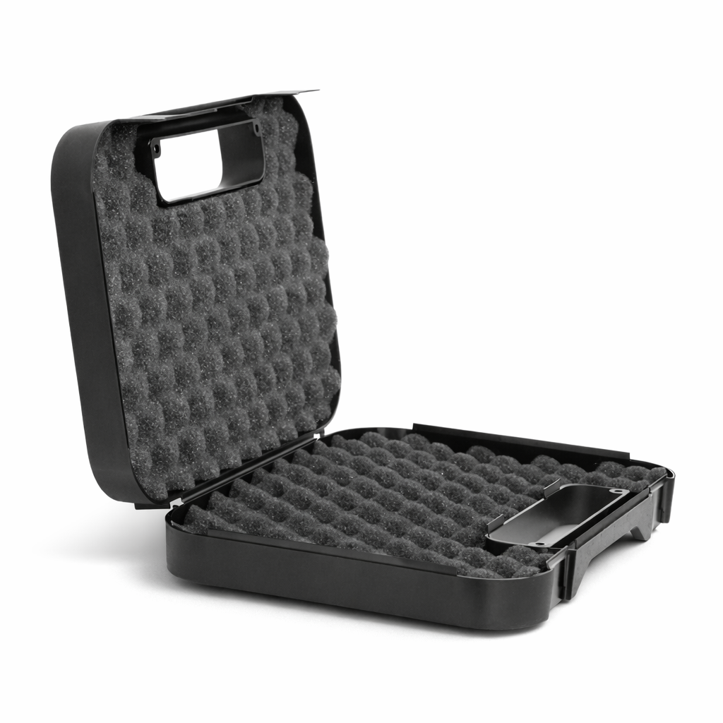 Pistoolkoffer 34x24 cm met Noppenschuim – Stevige Kunststof Hardcase Zwart | Kersom