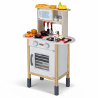 Houten Speelkeuken met Accessoires Verstelbaar 57 x 29 x 83 cm Wit