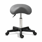 Zadelkruk Ergonomisch Draaibaar en In Hoogte Verstelbaar Grijs | Kersom