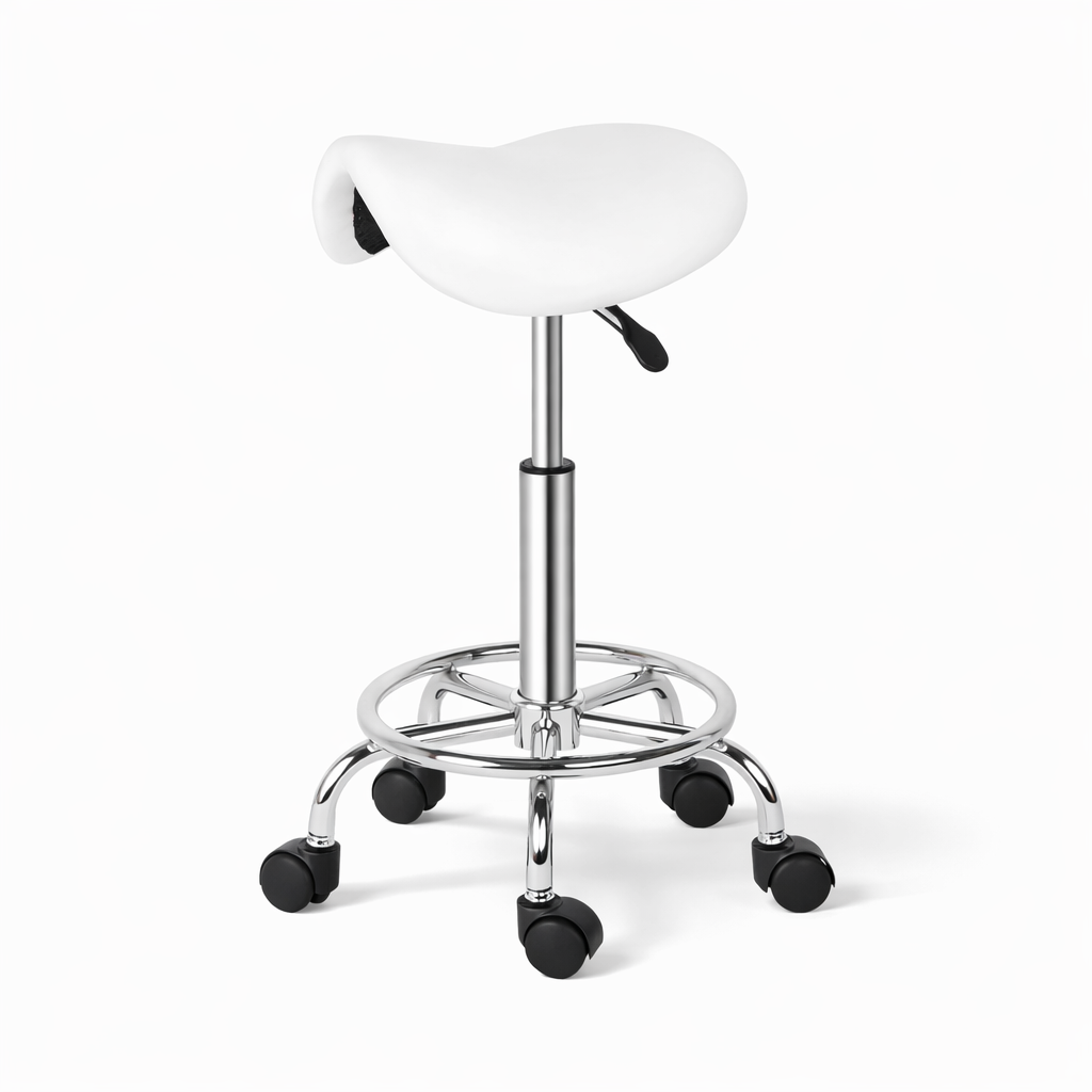 Zadelkruk Ergonomisch Draaibaar en In Hoogte Verstelbaar Zwart 50-64.5 cm | Kersom