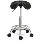 Zadelkruk Ergonomisch Draaibaar en In Hoogte Verstelbaar Zwart 50-64.5 cm | Kersom