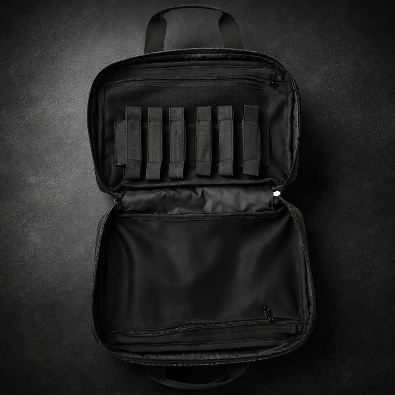 Pistooltas James met Opbergvak en Magazijnhouders