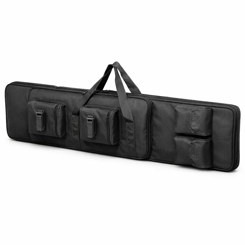 Geweertas Eston 120 cm met Meerdere Opbergvakken en Schouderriem | Kersom