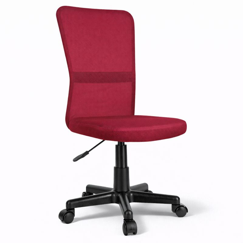 Kinderbureaustoel met Ademende Rugleuning Verstelbaar Burgundy | Tresko