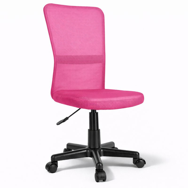 Kinderbureaustoel met Ademende Rugleuning Verstelbaar Roze | Tresko