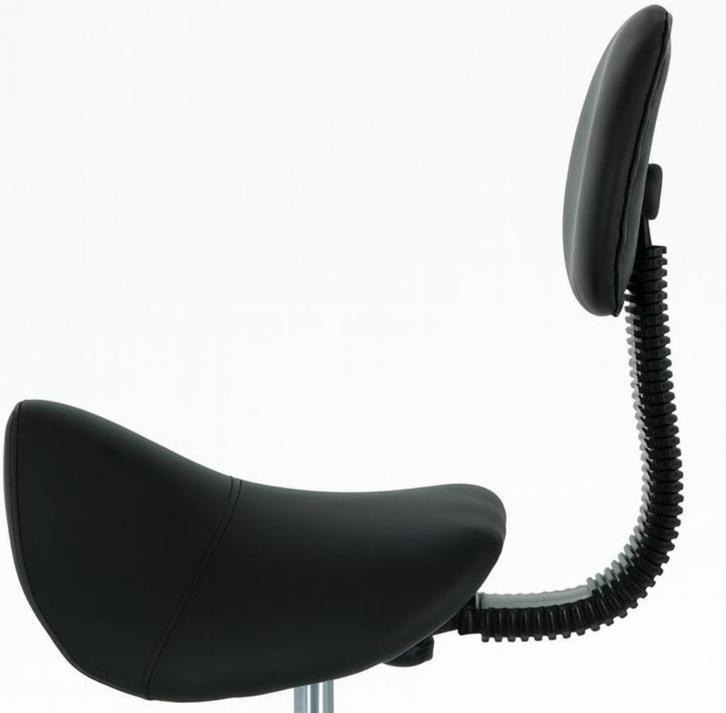 Ergonomische Zadelkruk met Rugleuning