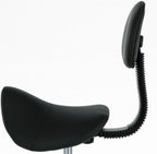 Ergonomische Zadelkruk met Rugleuning