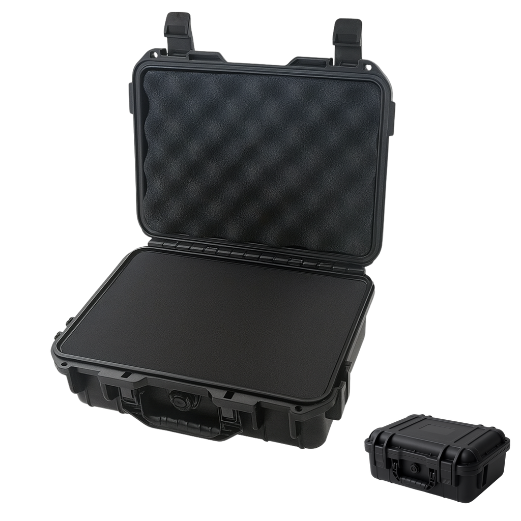 Hardcase Pistoolkoffer & Wapenkoffer met Schuim - ideaal voor pistool, airsoft en veilige opslag | Kersom