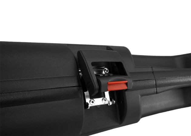 Geweerkoffer 118 cm met cijfersloten en schuimvoering zwart | Megaline