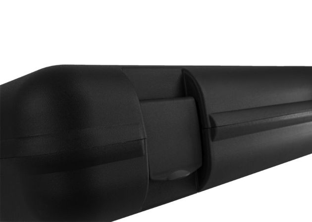 Geweerkoffer 118 cm met cijfersloten en schuimvoering zwart | Megaline