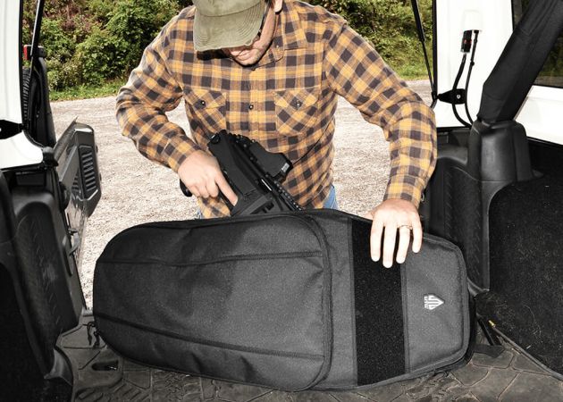 Geweerfoedraal Rugzak 87 cm met MOLLE en Snelle Toegang Zwart | UTG Responder