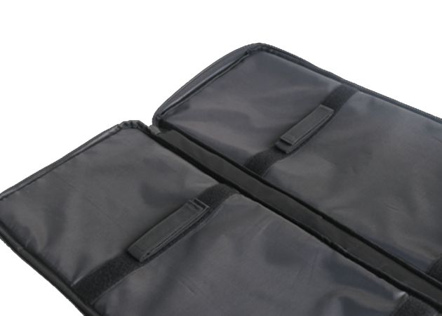 Geweerfoedraal 73 cm met Waterafstotende Coating en Schouderriem Zwart | Snowpeak